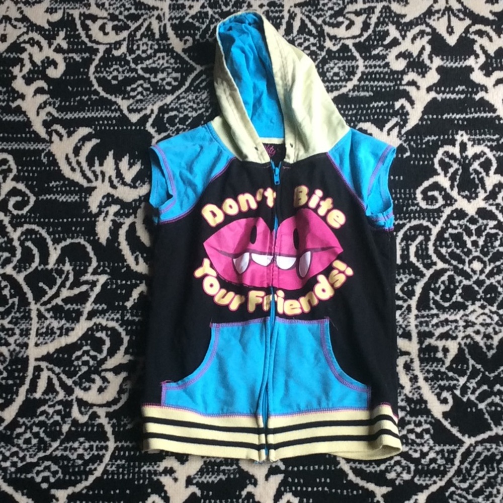YO GABBA GABBA Short Sleeve Hoodie